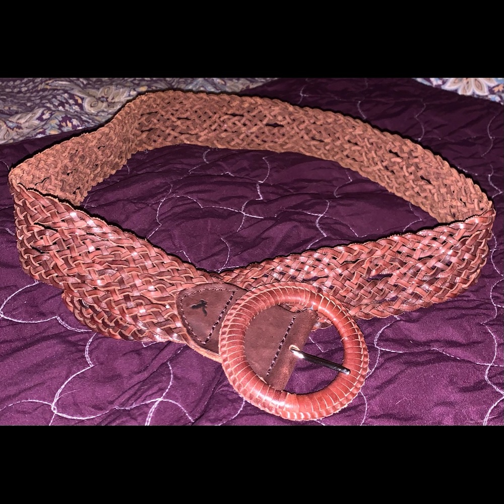 AE Braided Leather Belt - Ladies Large